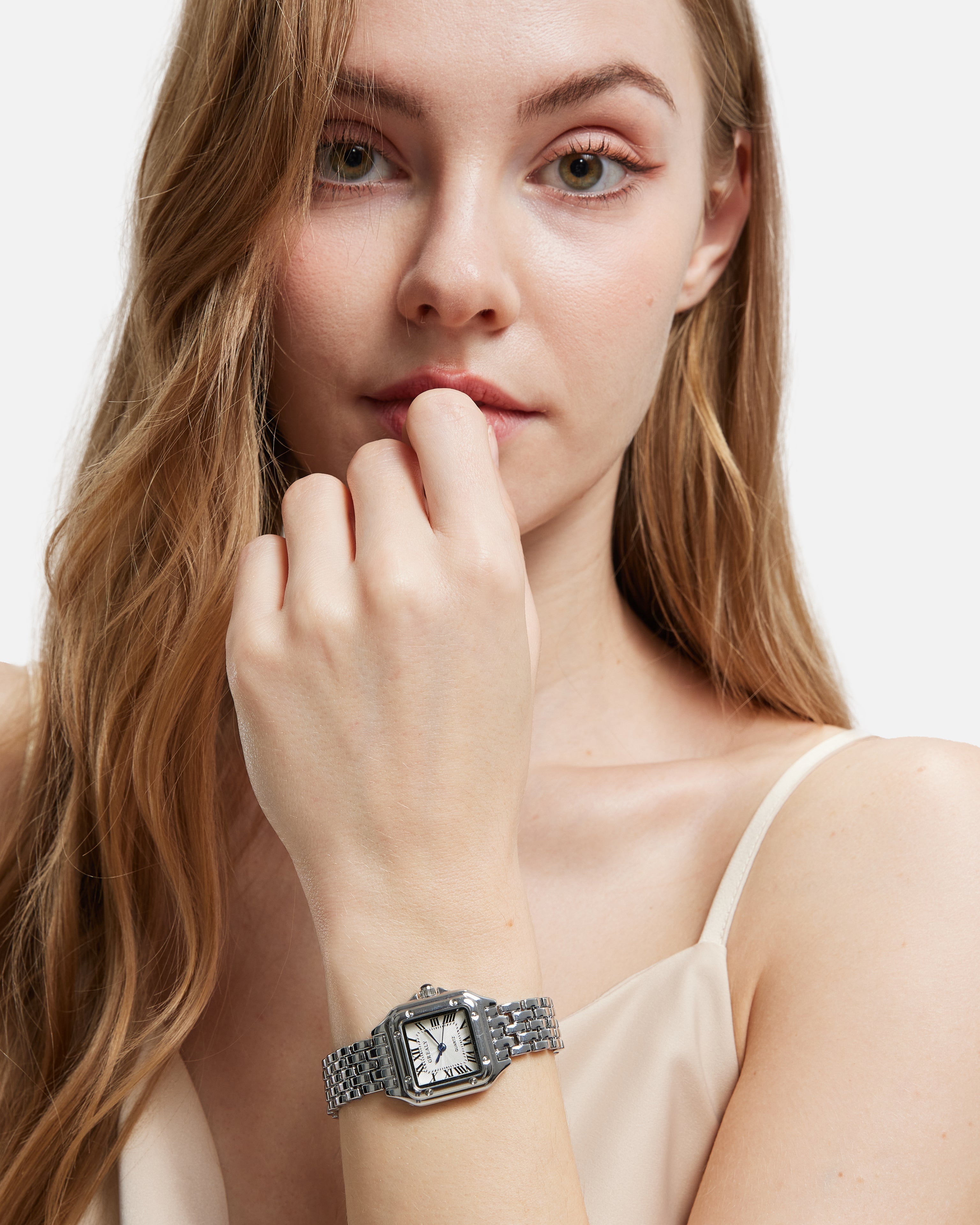 Joséphine | Montre Femme Cadran Carré Doré