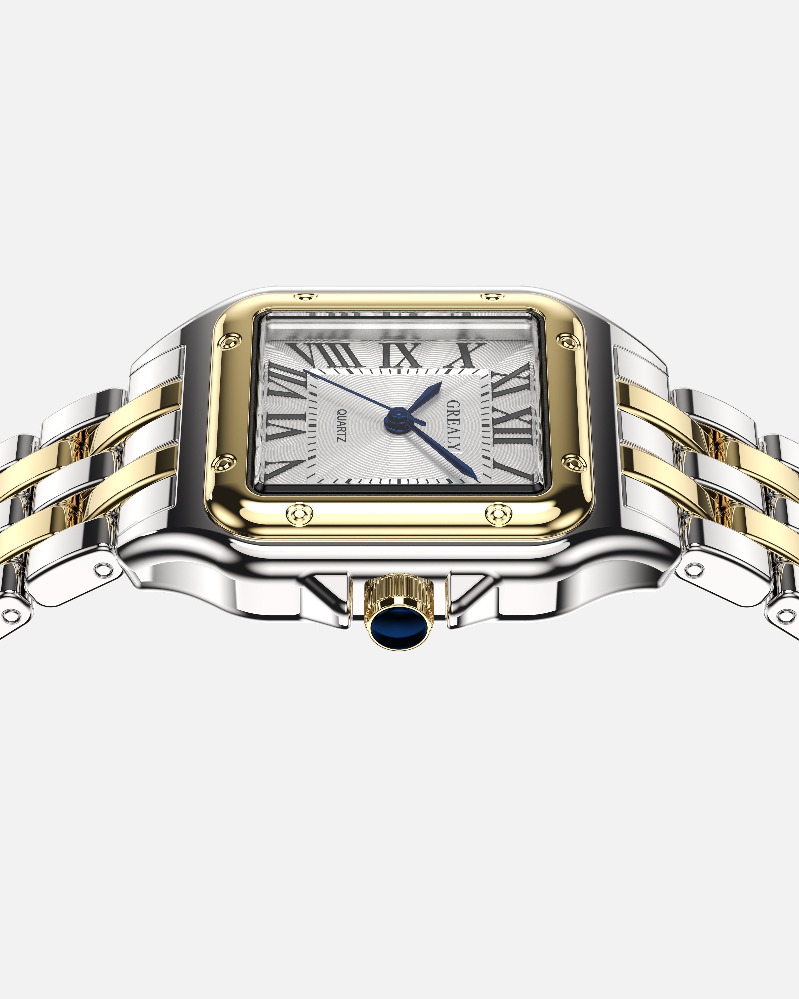 Joséphine | Montre Femme Cadran Carré Doré