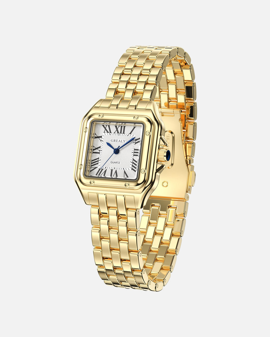 Joséphine | Montre Femme Cadran Carré Doré