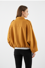 Élise | Veste Oversize Bombée Camel