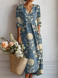 Reenas Beauty – Robe en lin pour femme (édition d'été)