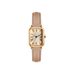 Éléonore | Montre Femme Cadran Carré en Cuir