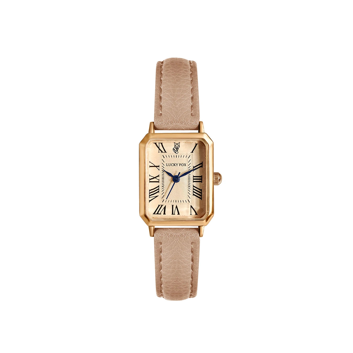 Éléonore | Montre Femme Cadran Carré en Cuir