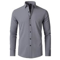 Léo | Chemise Homme Extensible Coupe Slim Infroissable