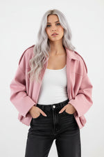 Élise | Veste Oversize Bombée Camel