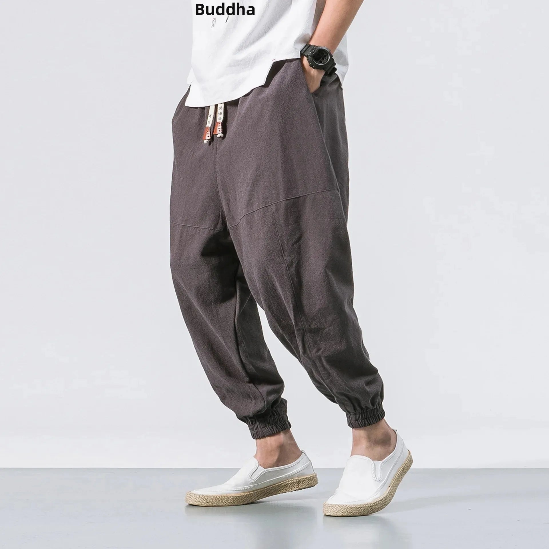 Marius | Pantalon Large Homme Coton Lin