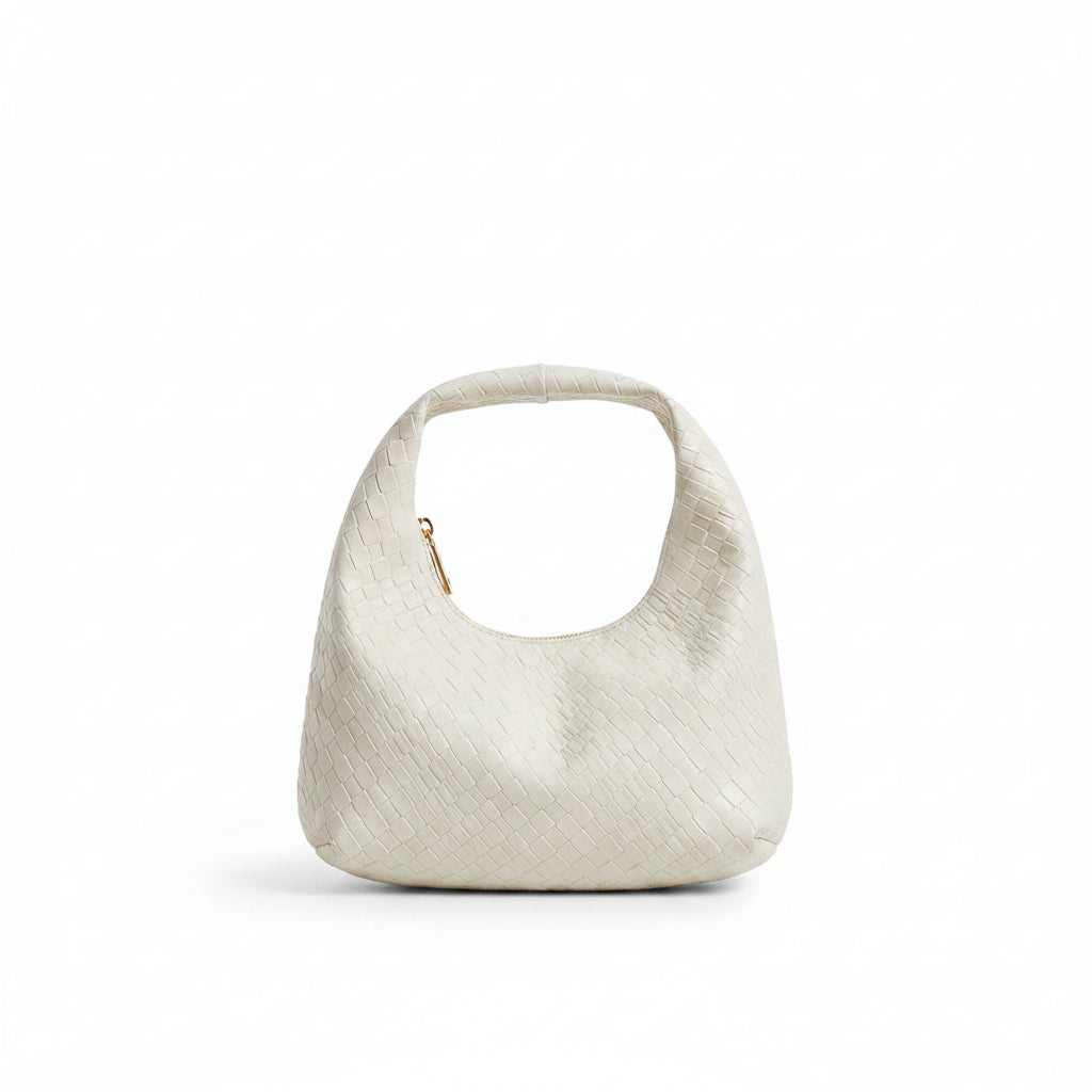 Margaux | Sac Besace Tressé Effet Croco