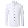 Léo | Chemise Homme Extensible Coupe Slim Infroissable