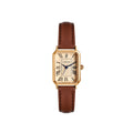 Éléonore | Montre Femme Cadran Carré en Cuir