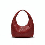 Margaux | Sac Besace Tressé Effet Croco