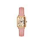 Éléonore | Montre Femme Cadran Carré en Cuir