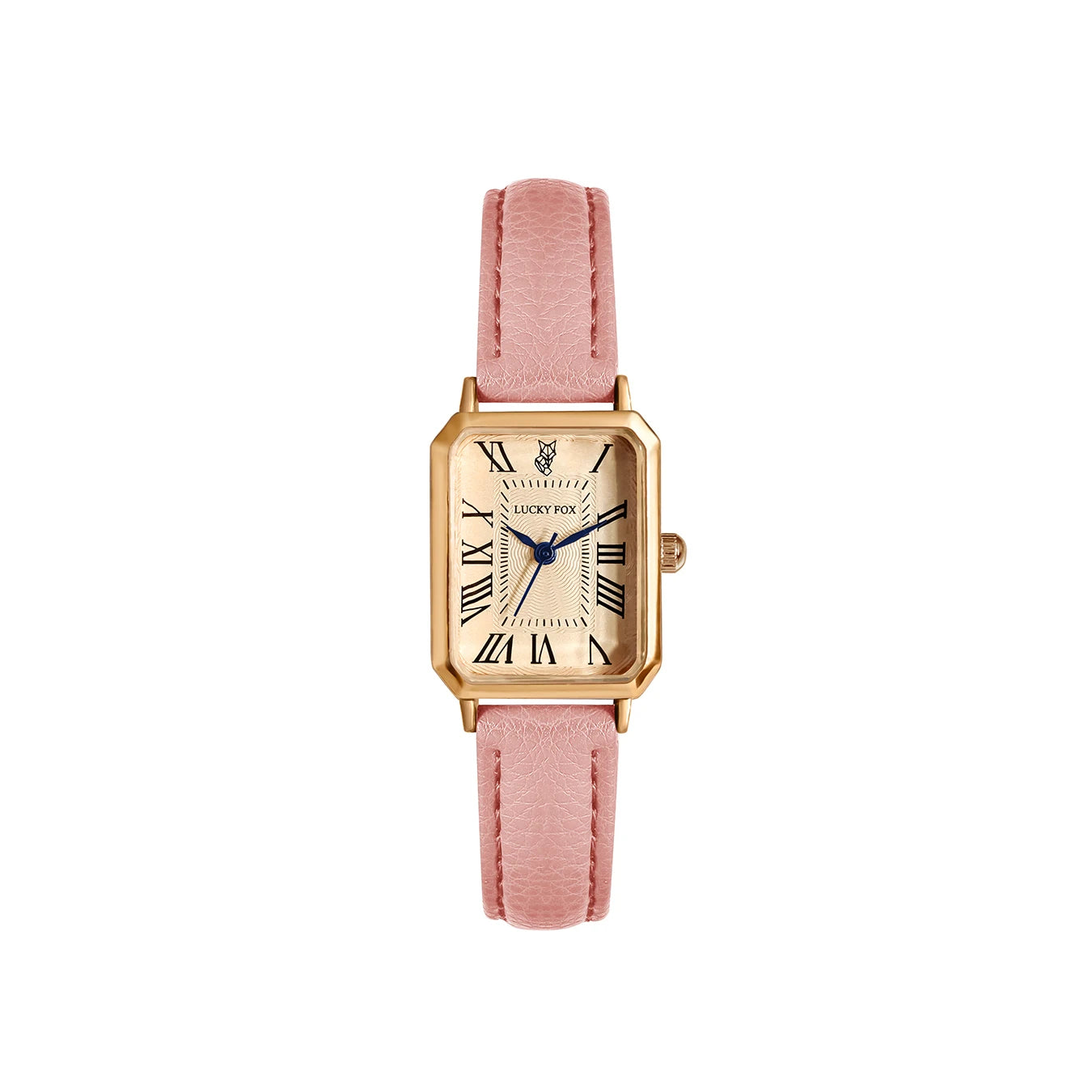 Éléonore | Montre Femme Cadran Carré en Cuir