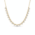 Adèle | Collier Moissanite Certifiée Plaqué Or 14K