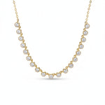Adèle | Collier Moissanite Certifiée Plaqué Or 14K