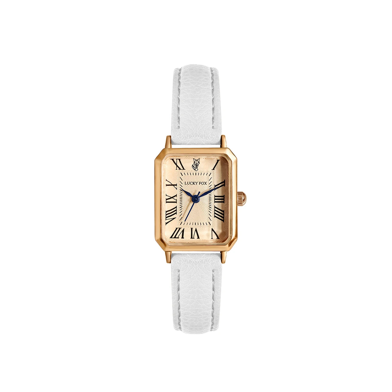 Éléonore | Montre Femme Cadran Carré en Cuir