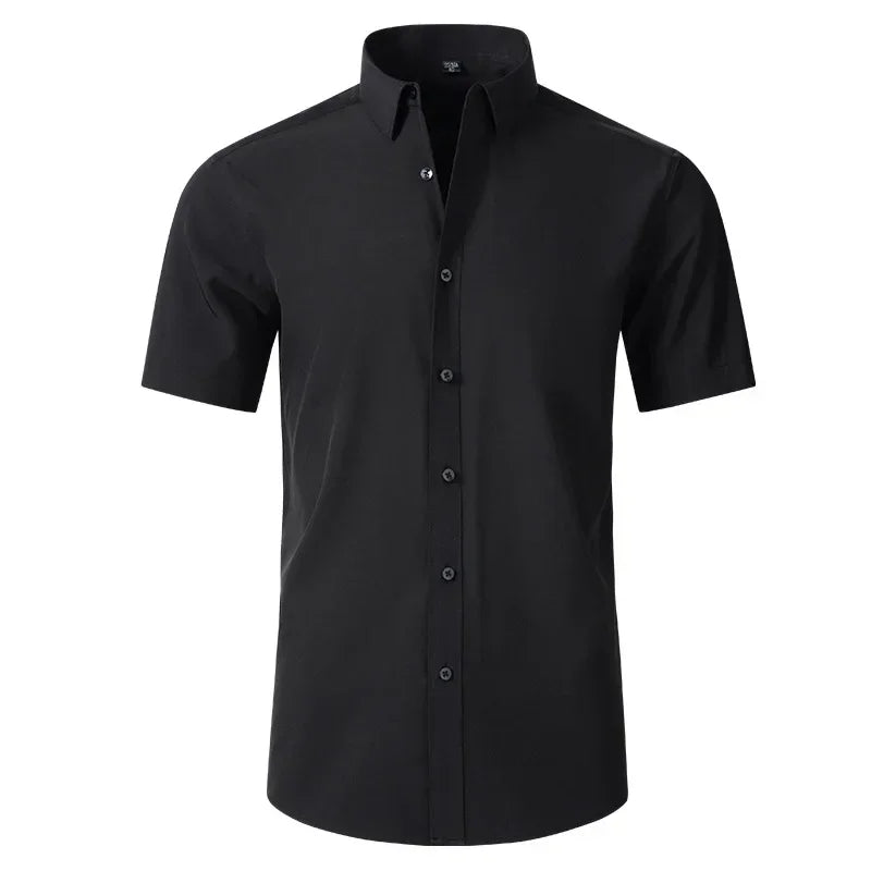 Léo | Chemise Homme Extensible Coupe Slim Infroissable